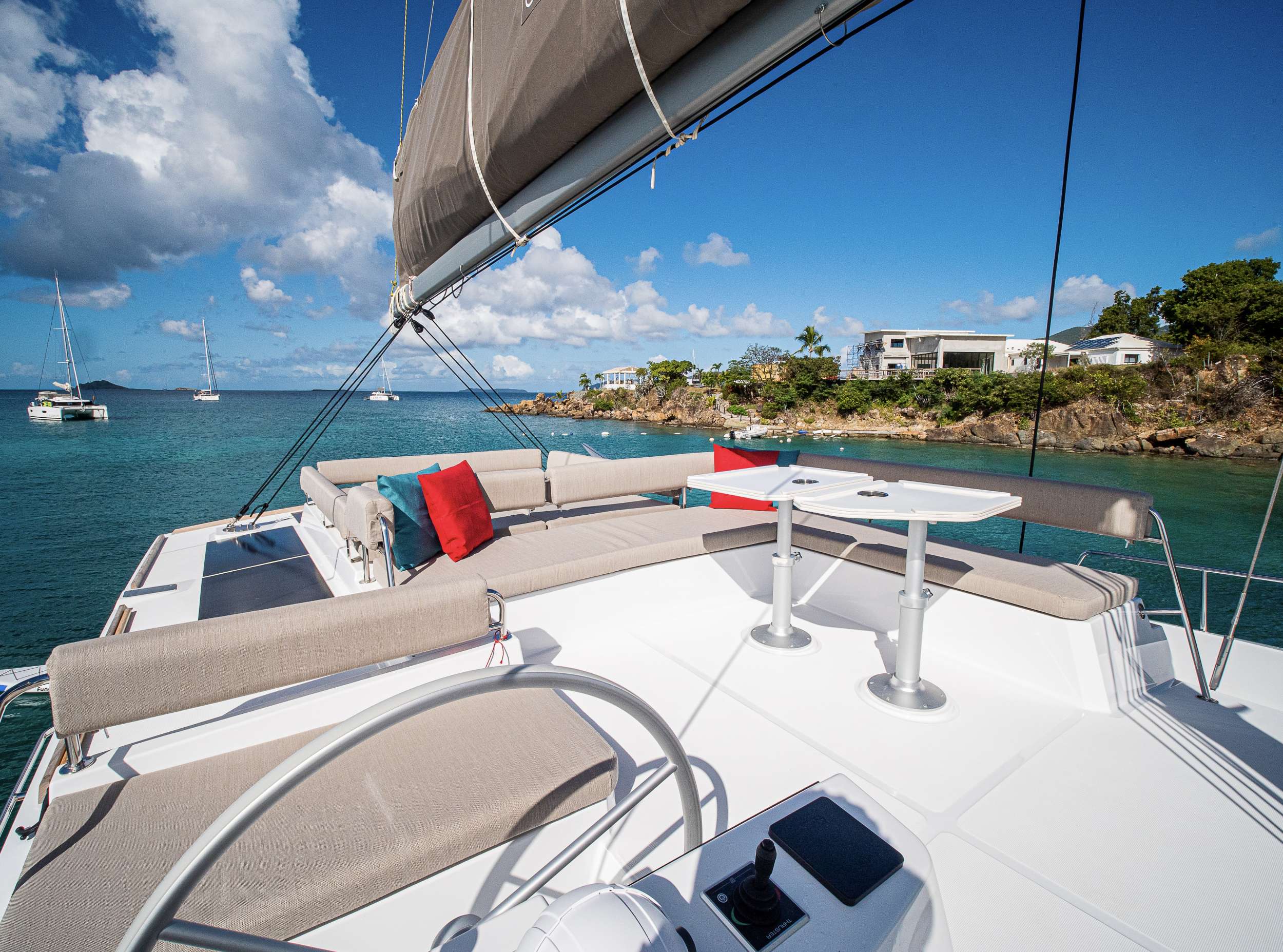 Flybridge seating and view